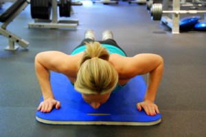 The Push-Up: one of many exercises you can do anywhere!