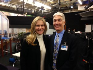 With Dr. Donald Hensrud, Medical Director of Mayo Clinic's Healthy Living Program