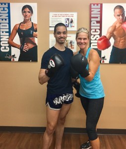 With ILoveKickboxing Instructor, EJ